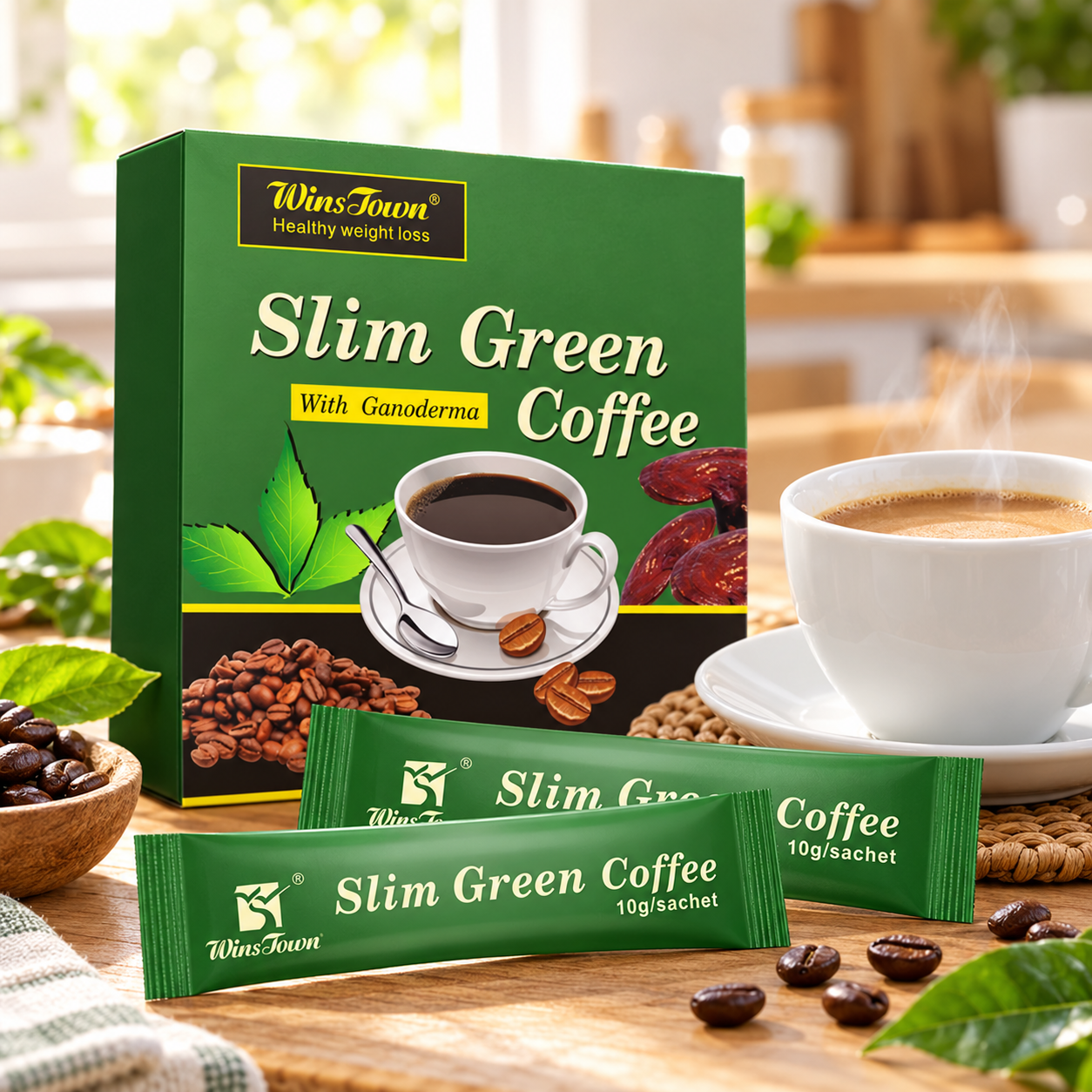Slim Green Coffee — Café minceur Ganoderma