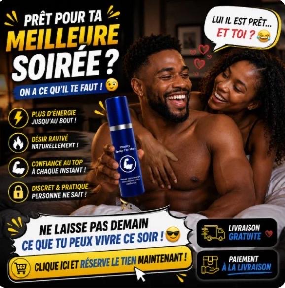 Spray Vitalité Homme — Endurance & confiance